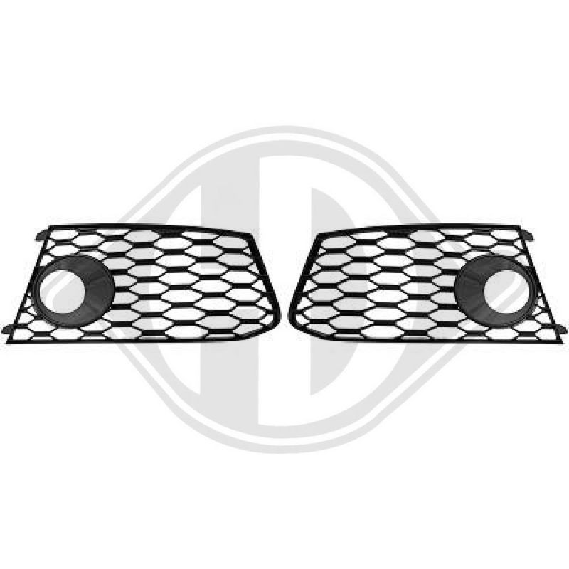 DIEDERICHS ZUB00354 Rejilla de ventilación, parachoques - 1