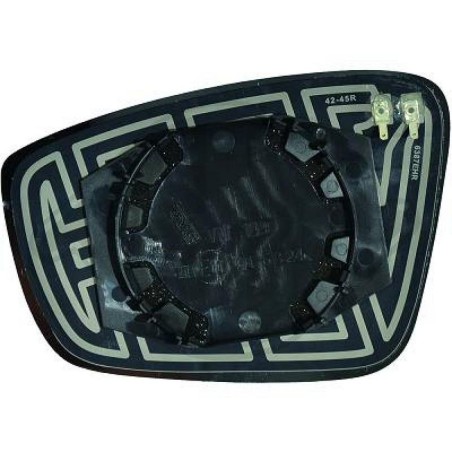 DIEDERICHS 2236126 Cristal de espejo, retrovisor exterior