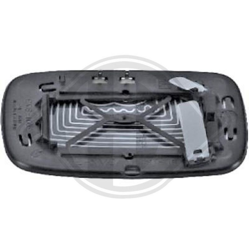 DIEDERICHS 7614027 Cristal de espejo, retrovisor exterior