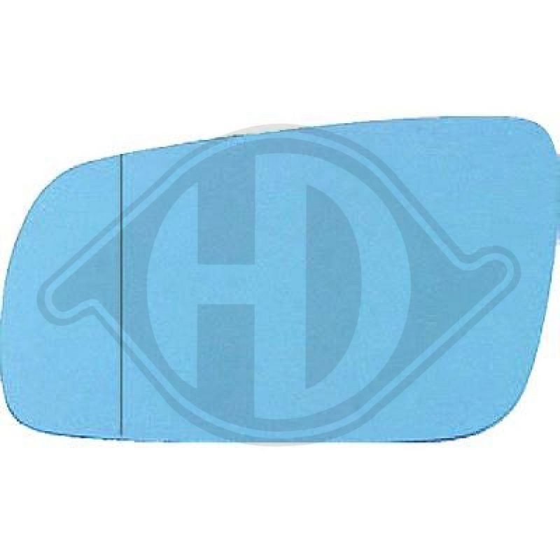 DIEDERICHS 1016227 Cristal de espejo, retrovisor exterior