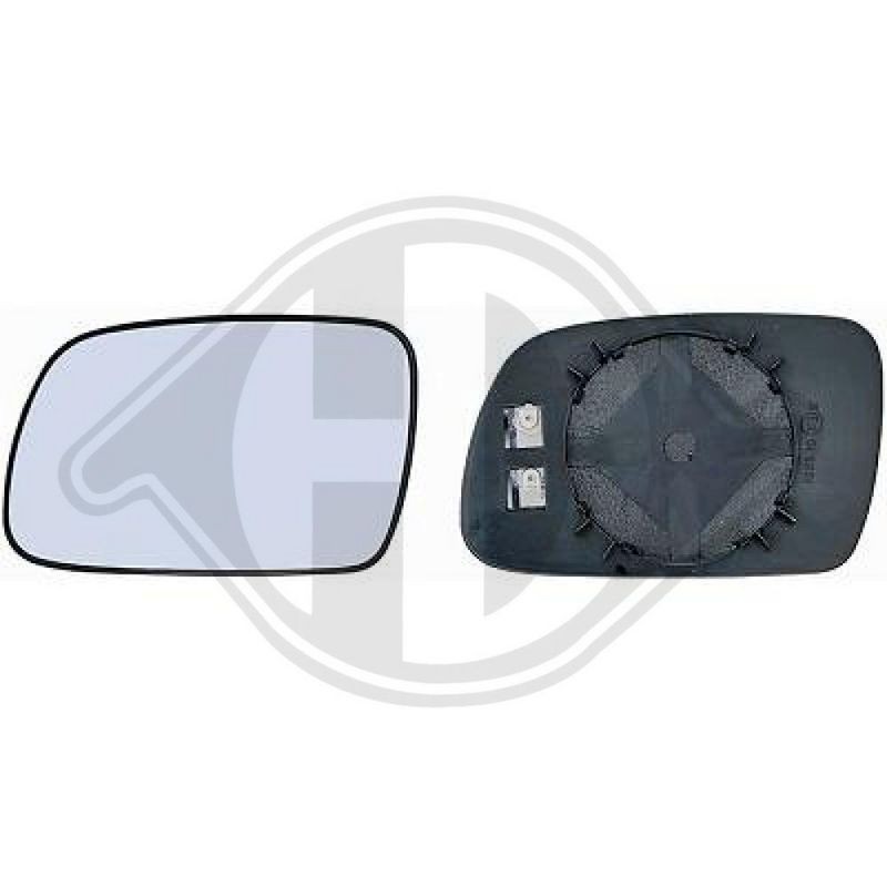 DIEDERICHS 4243227 Cristal de espejo, retrovisor exterior - 1