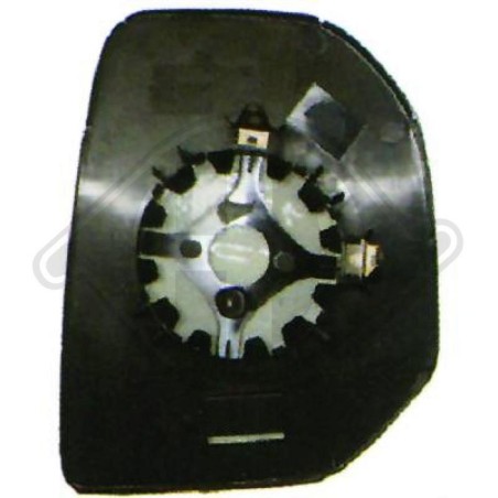 DIEDERICHS 4013628 Cristal de espejo, retrovisor exterior