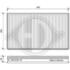 DIEDERICHS DCI1122 Filtro, aire habitáculo