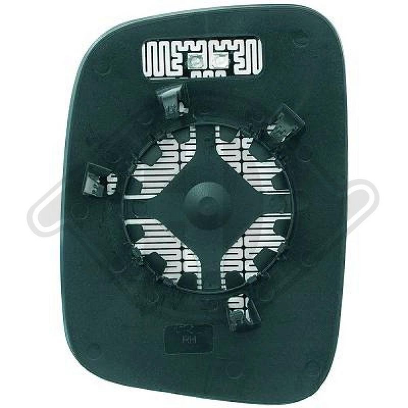 DIEDERICHS 2272226 Cristal de espejo, retrovisor exterior - 1