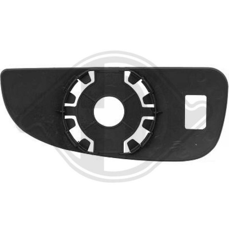 DIEDERICHS 3484228 Cristal de espejo, retrovisor exterior