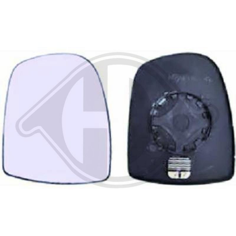DIEDERICHS 1895227 Cristal de espejo, retrovisor exterior - 1