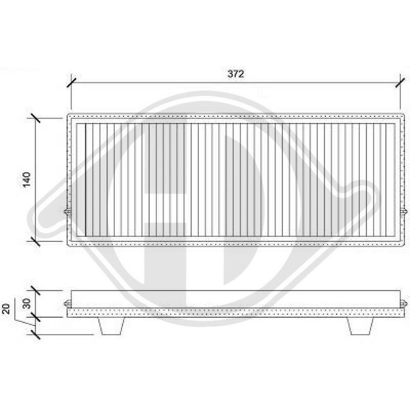 DIEDERICHS DCI1117 Filtro, aire habitáculo