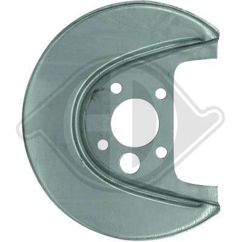DIEDERICHS 9452051 Chapa protectora contra salpicaduras, disco de freno