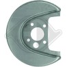 DIEDERICHS 9452051 Chapa protectora contra salpicaduras, disco de freno