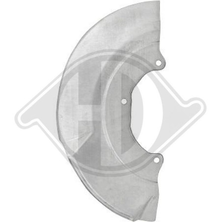 DIEDERICHS 9417052 Chapa protectora contra salpicaduras, disco de freno