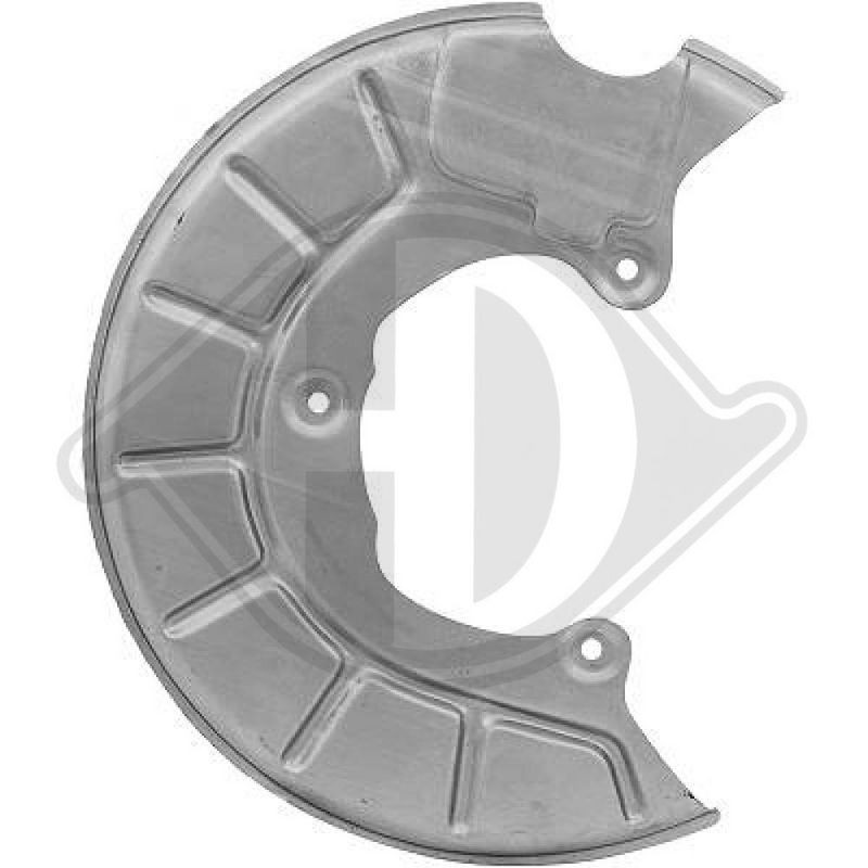 DIEDERICHS 9453051 Chapa protectora contra salpicaduras, disco de freno
