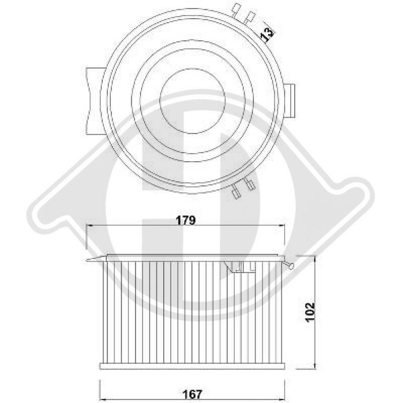 DIEDERICHS DCI0036 Filtro, aire habitáculo - 1