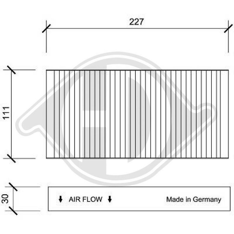 DIEDERICHS DCI0088S Filtro, aire habitáculo - 1