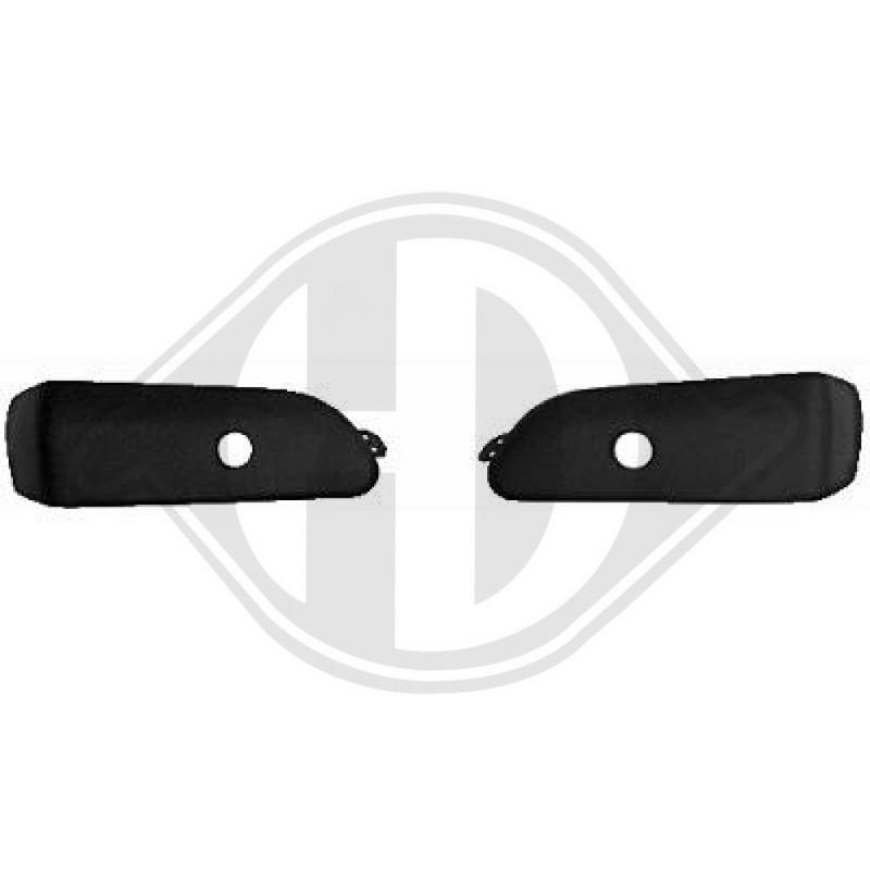 DIEDERICHS 4481067 Juego de listones embellecedores/protectores, parachoques