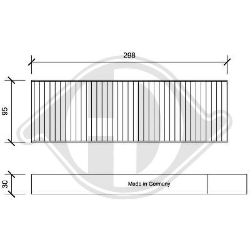 DIEDERICHS DCI0192S Filtro, aire habitáculo - 1