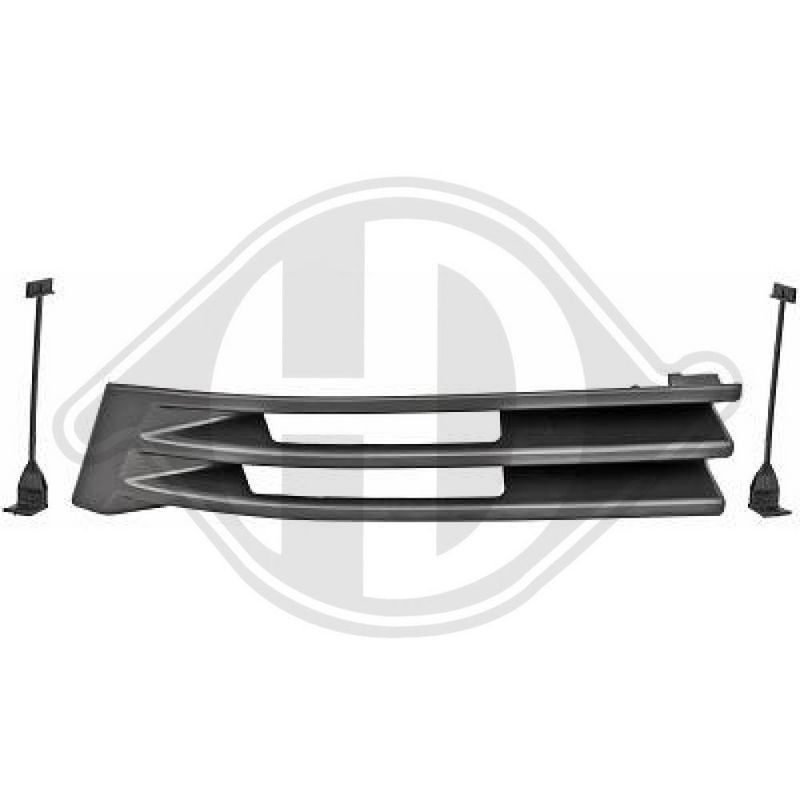 DIEDERICHS 1670067 Tapa, gancho de arrastre Delantero, izquierdo