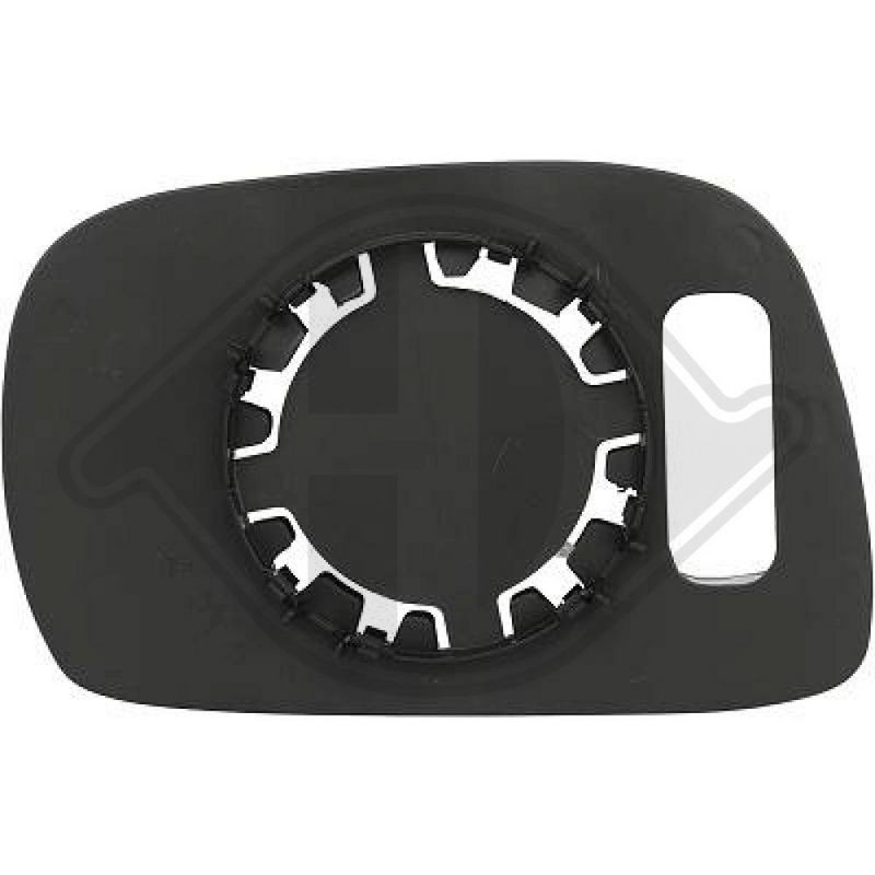 DIEDERICHS 1865026 Cristal de espejo, retrovisor exterior - 1