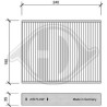 DIEDERICHS DCI1074 Filtro, aire habitáculo - 1