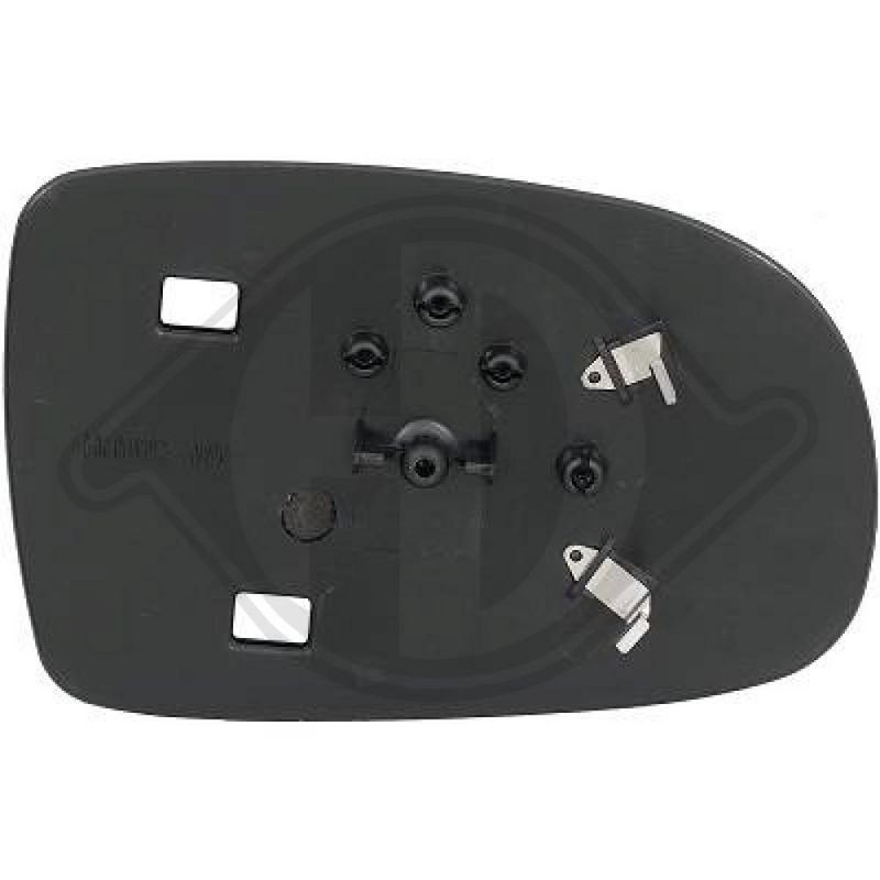DIEDERICHS 1813225 Cristal de espejo, retrovisor exterior - 1