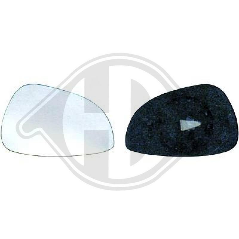 DIEDERICHS 1405126 Cristal de espejo, retrovisor exterior - 1