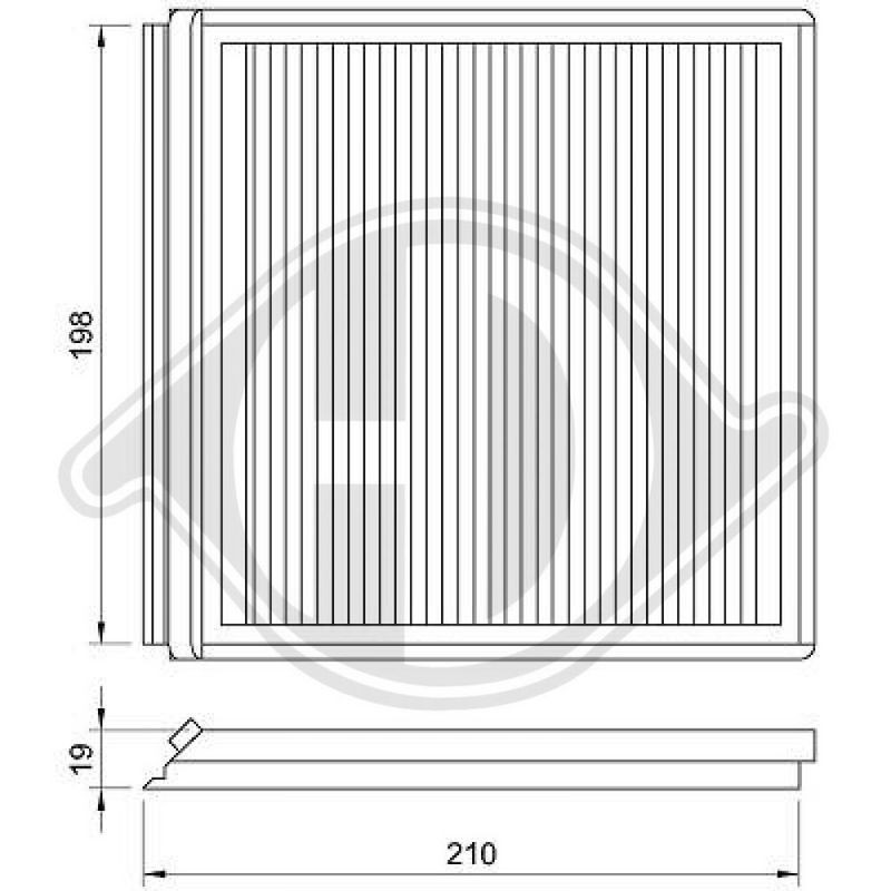 DIEDERICHS DCI0018 Filtro, aire habitáculo - 1