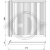 DIEDERICHS DCI0018 Filtro, aire habitáculo - 1