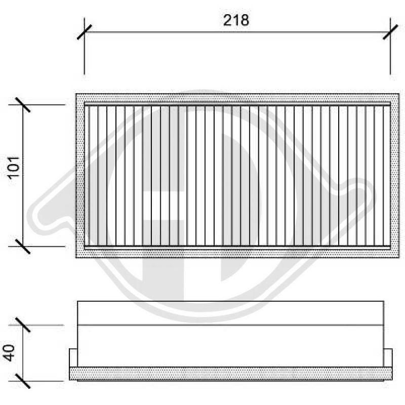 DIEDERICHS DCI0034S Filtro, aire habitáculo - 1