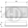 DIEDERICHS DCI0034S Filtro, aire habitáculo - 1