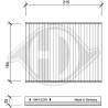 DIEDERICHS DCI0107 Filtro, aire habitáculo - 1