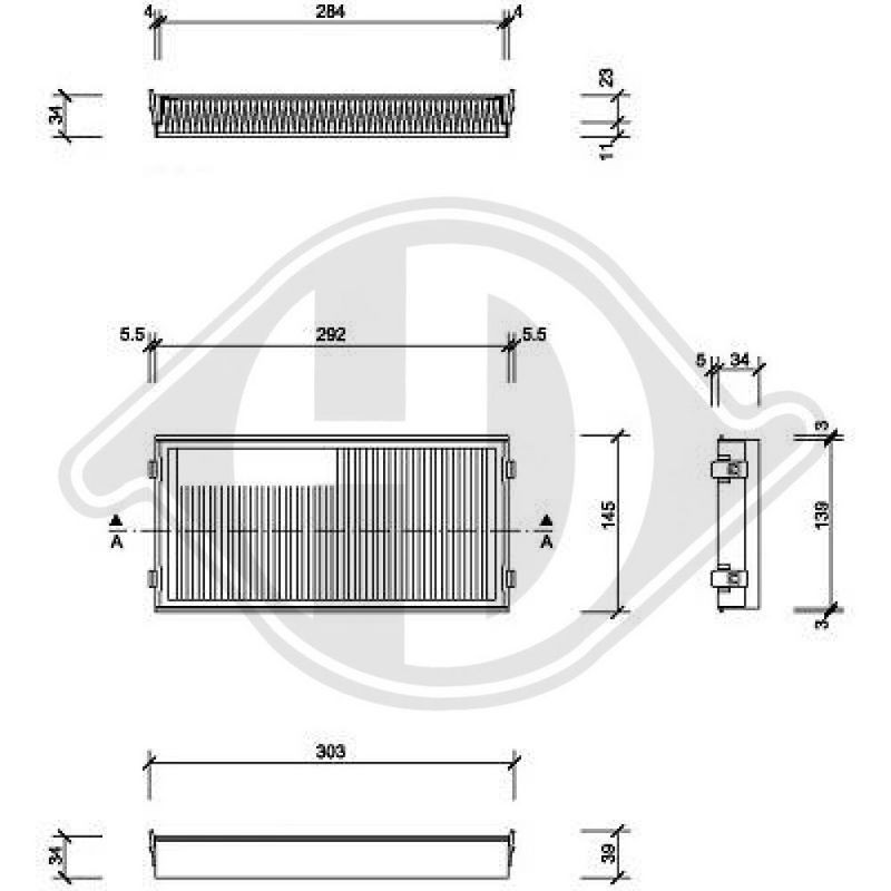 DIEDERICHS DCI0164S Filtro, aire habitáculo - 1