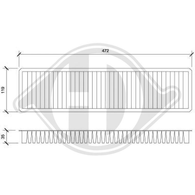 DIEDERICHS DCI0804 Filtro, aire habitáculo - 1