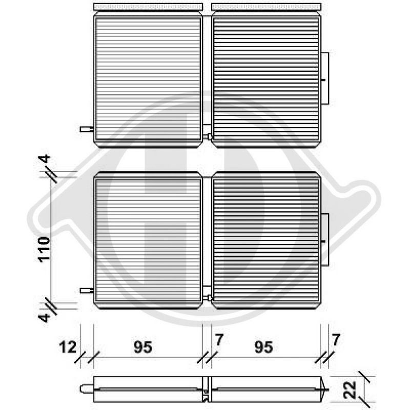 DIEDERICHS DCI0811S Filtro, aire habitáculo - 1