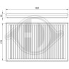 DIEDERICHS DCI1017 Filtro, aire habitáculo - 1