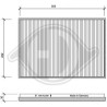 DIEDERICHS DCI1046 Filtro, aire habitáculo - 1