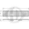 DIEDERICHS DCI1058 Filtro, aire habitáculo - 1