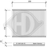 DIEDERICHS DCI1090 Filtro, aire habitáculo - 1