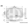 DIEDERICHS DCI1094S Filtro, aire habitáculo - 1