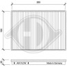 DIEDERICHS DCI1250 Filtro, aire habitáculo - 1