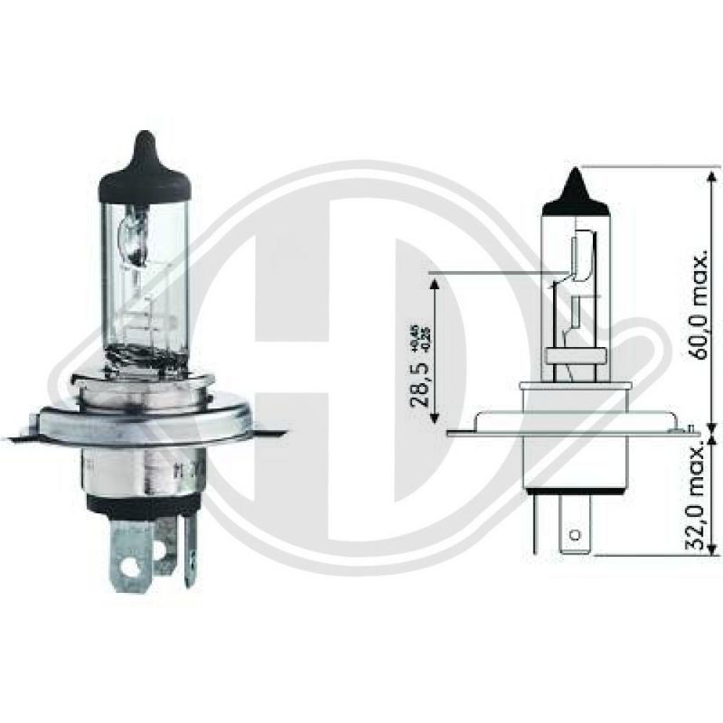 DIEDERICHS LID10010 Lámpara, faro de carretera