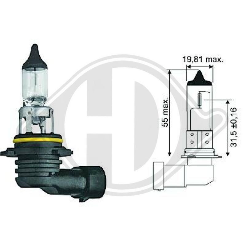 DIEDERICHS LID10030 Lámpara, faro de carretera