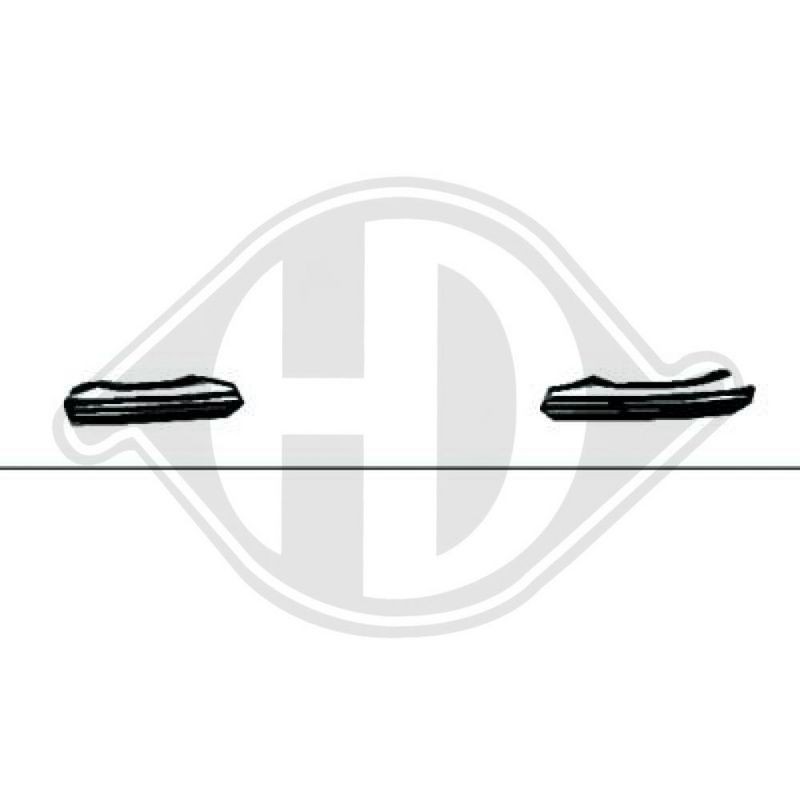 DIEDERICHS 6613042 Listón embellecedor/protector, panal de radiador - 1