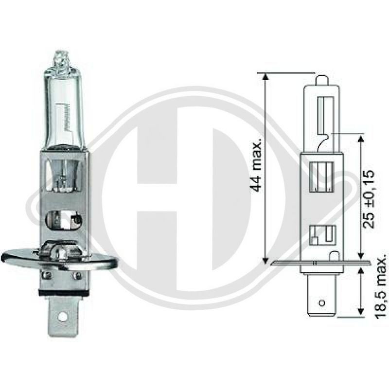 DIEDERICHS LID10013 Lámpara, faro de carretera - 1