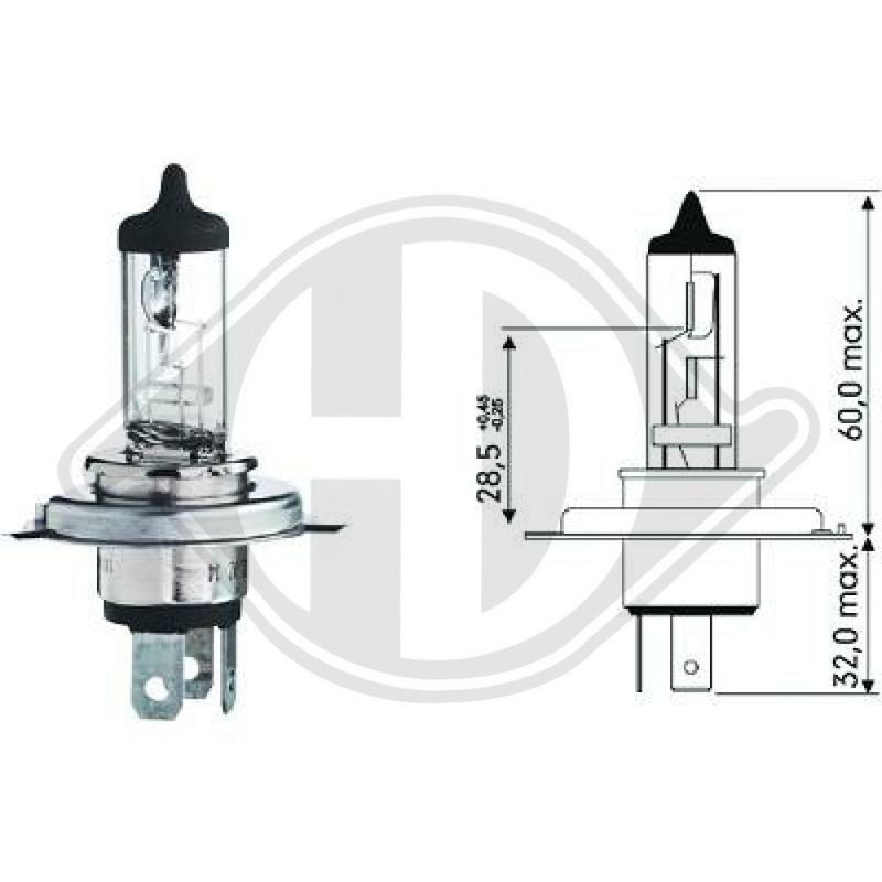 DIEDERICHS LID10024 Lámpara, faro principal - 1