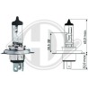 DIEDERICHS LID10024 Lámpara, faro principal - 1