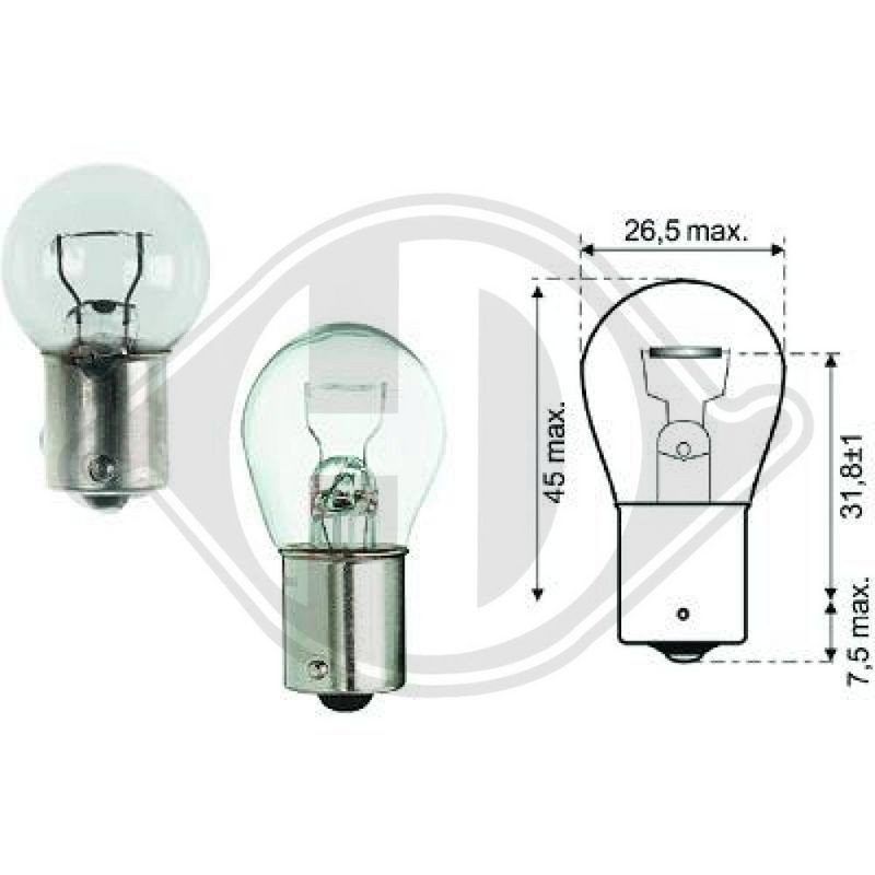 DIEDERICHS LID10045 Lámpara, luces intermitentes/posición