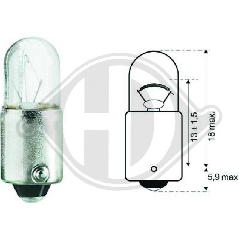 DIEDERICHS LID10074 Lámpara, luz de puerta - 1