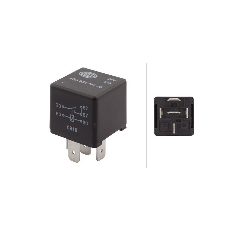 HELLA 4RA 933 791-081 Relé, corriente de trabajo