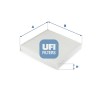 UFI 53.315.00 Filtro, aire habitáculo