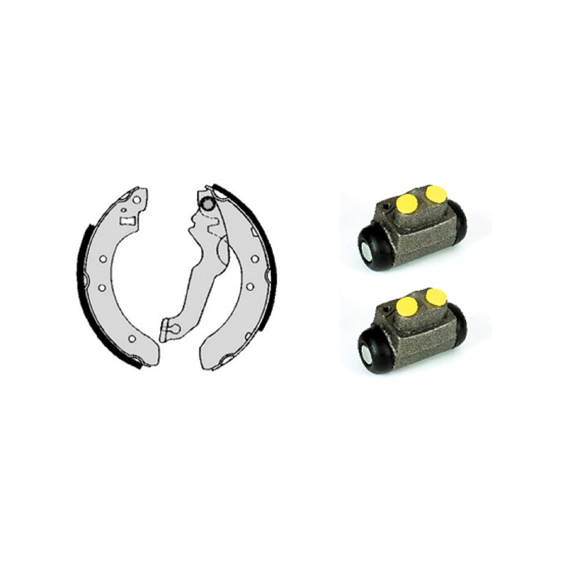 VILLAR 608.7910 Juego de zapatas de frenos