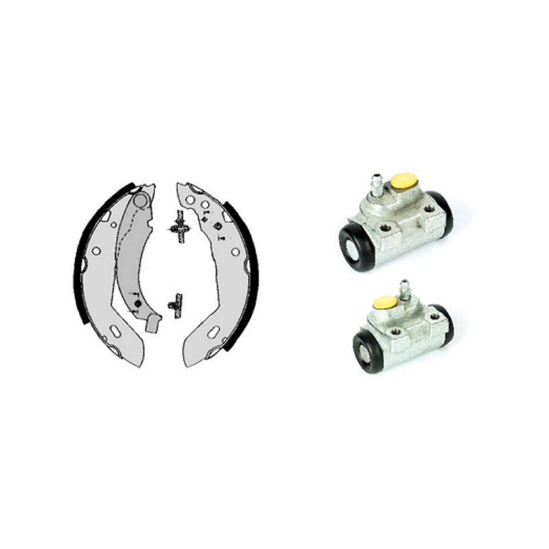 VILLAR 608.7931 Juego de zapatas de frenos